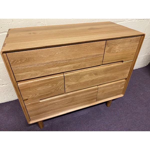 Nordic 3 Over 3 Drawer Chest- NOR33CH